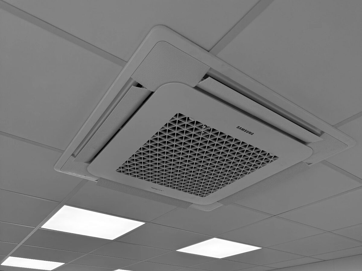 Ceiling cassette installation